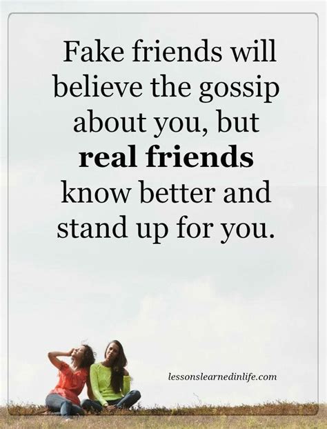 real friends vs fake friends quotes